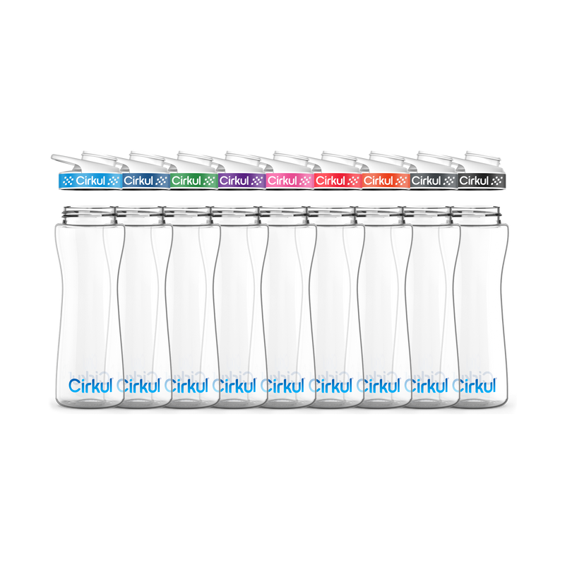 22oz. Plastic Bottle & Comfort Grip Lid PI3A