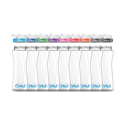22oz. Plastic Bottle & Comfort Grip Lid PI3A