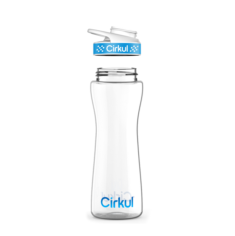 22oz. Plastic Bottle & Comfort Grip Lid PI3A