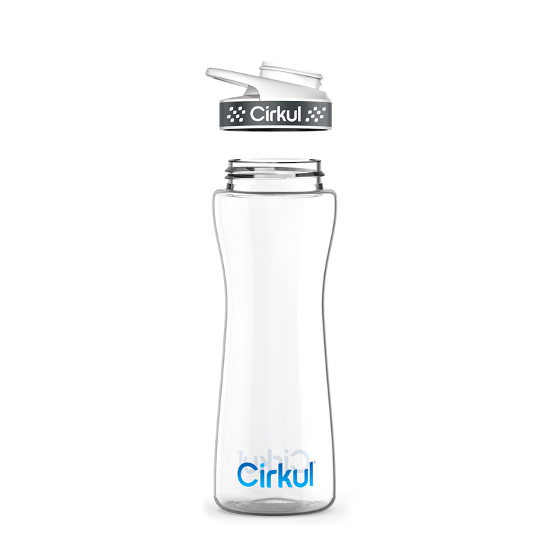 22oz. Plastic Bottle & Comfort Grip Lid PI3A