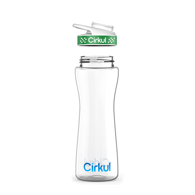 22oz. Plastic Bottle & Comfort Grip Lid PI3A