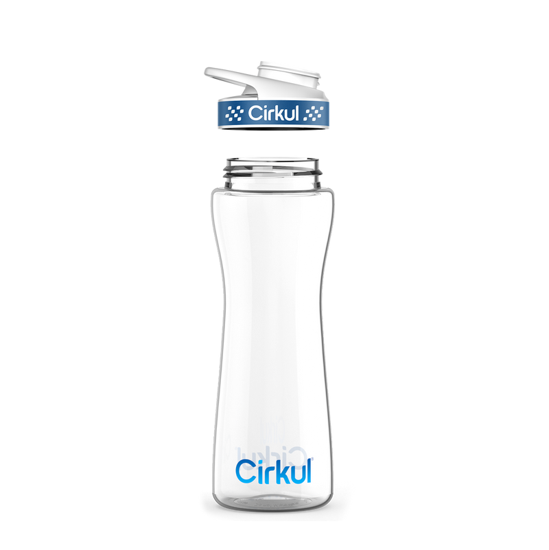 22oz. Plastic Bottle & Comfort Grip Lid PI3A