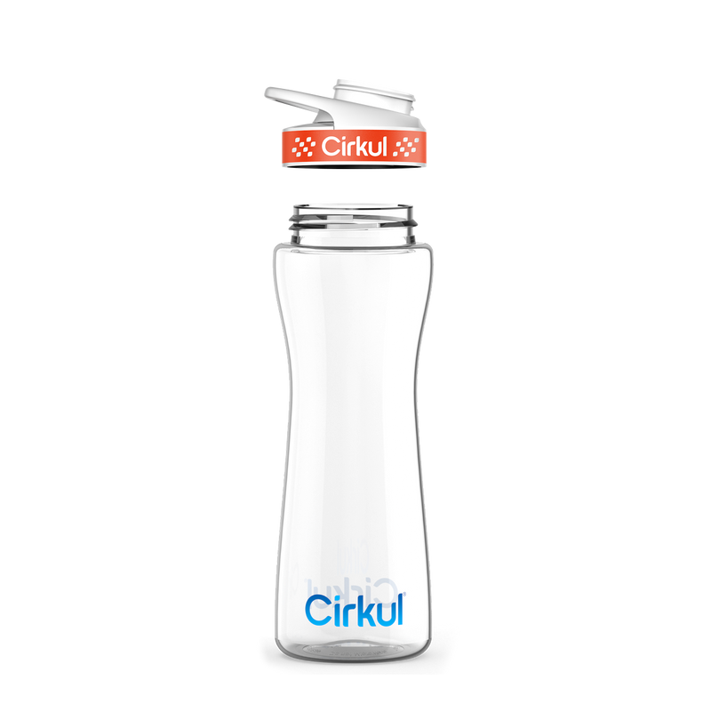 22oz. Plastic Bottle & Comfort Grip Lid PI3A