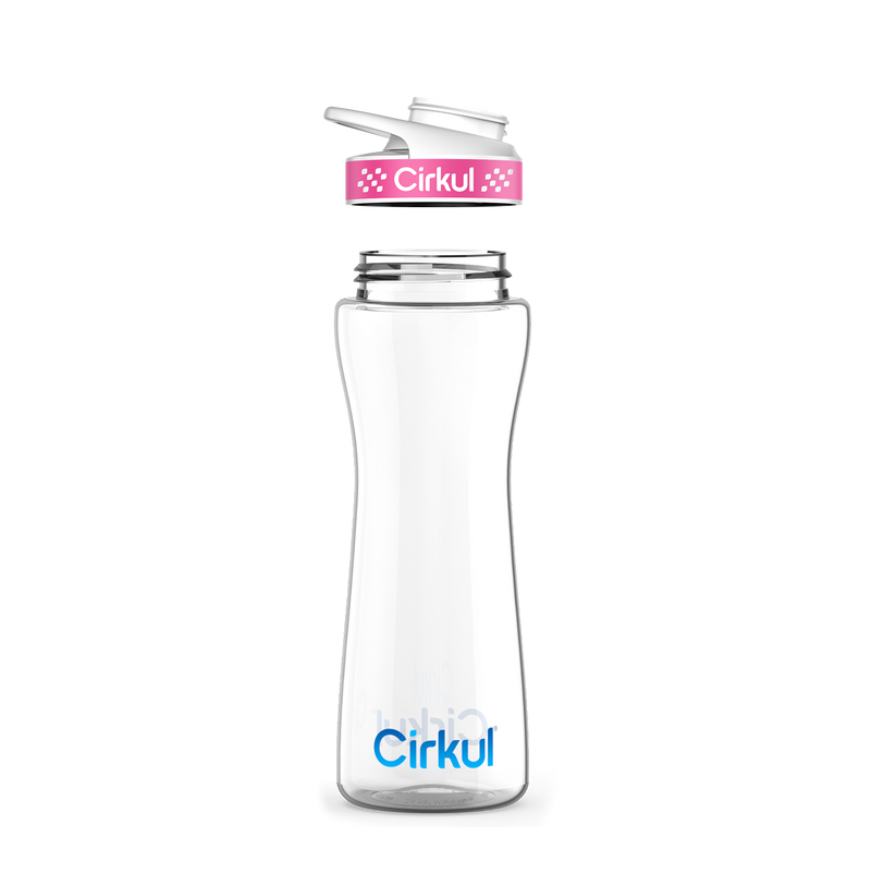 22oz. Plastic Bottle & Comfort Grip Lid PI3A