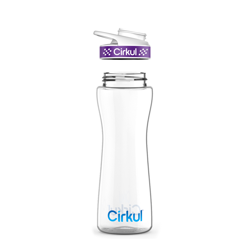 22oz. Plastic Bottle & Comfort Grip Lid PI3A