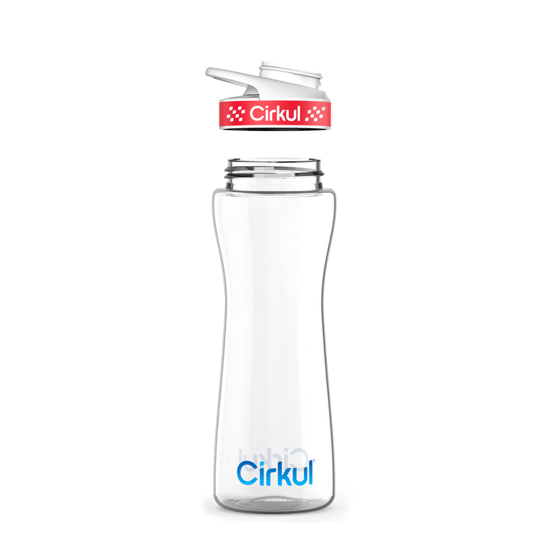 22oz. Plastic Bottle & Comfort Grip Lid PI3A